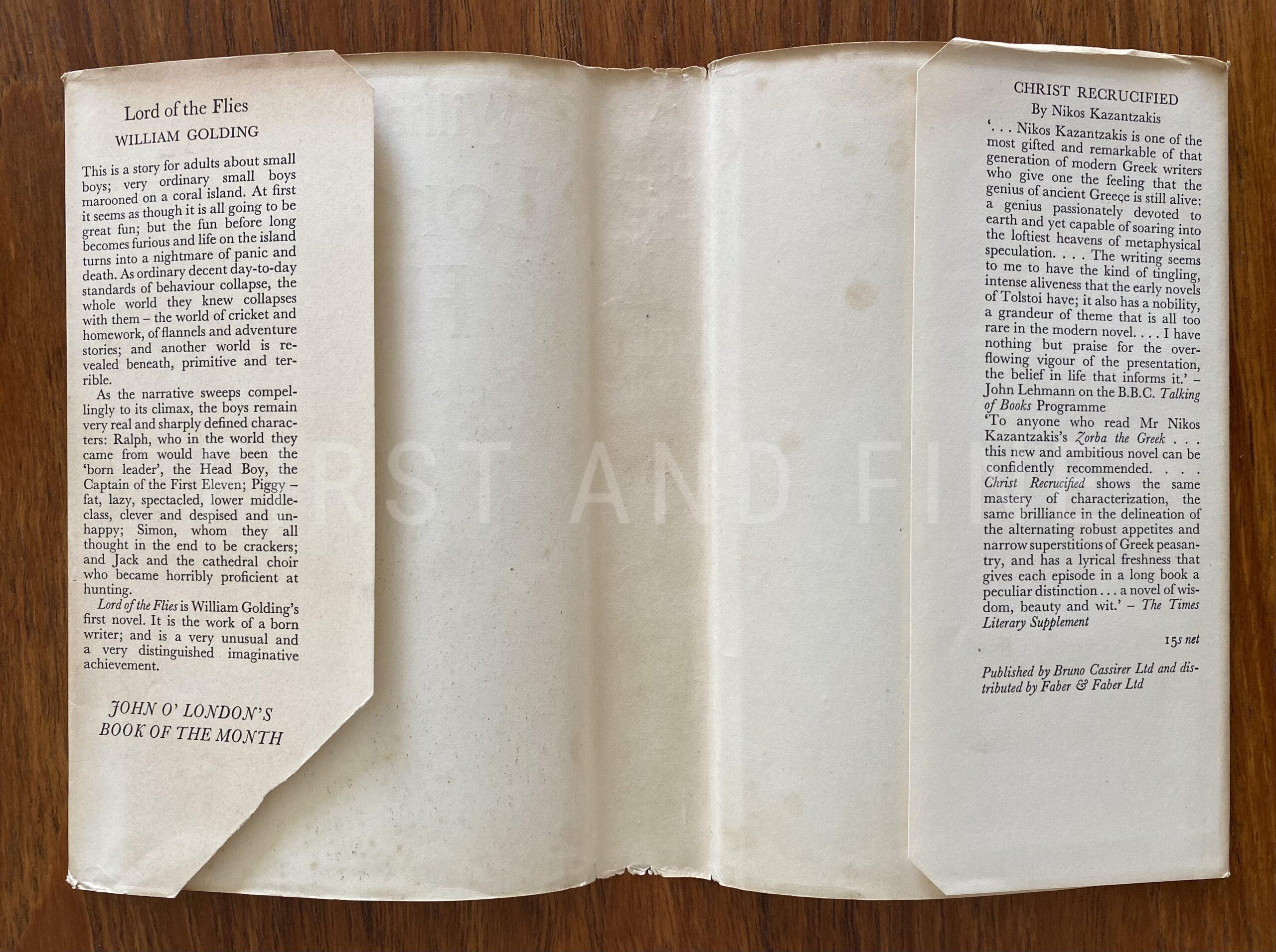 Golding, William (1954) 'Lord of the Flies', UK first edition with signed paperback - Image 9