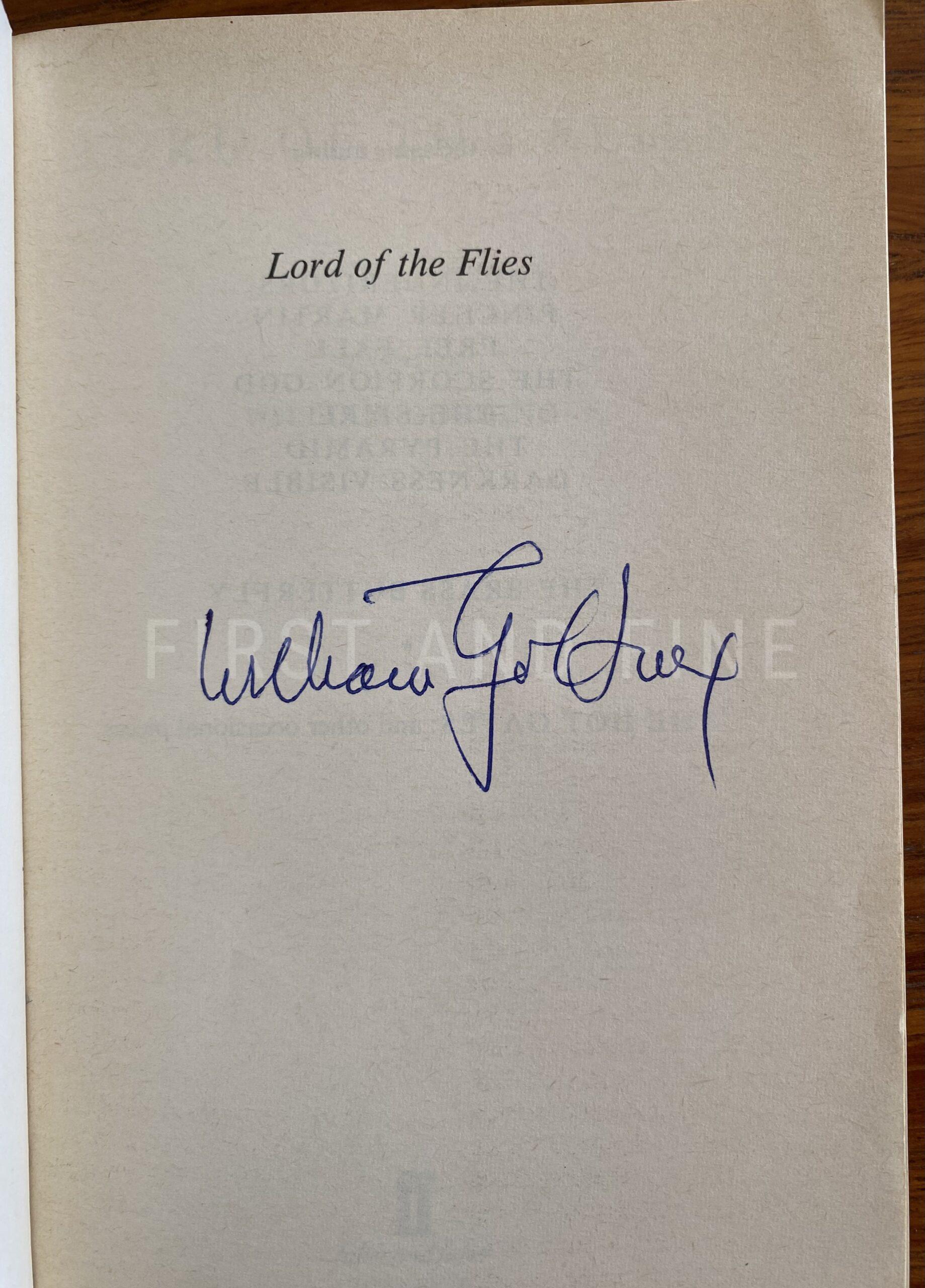 Golding, William (1954) 'Lord of the Flies', UK first edition with signed paperback - Image 11