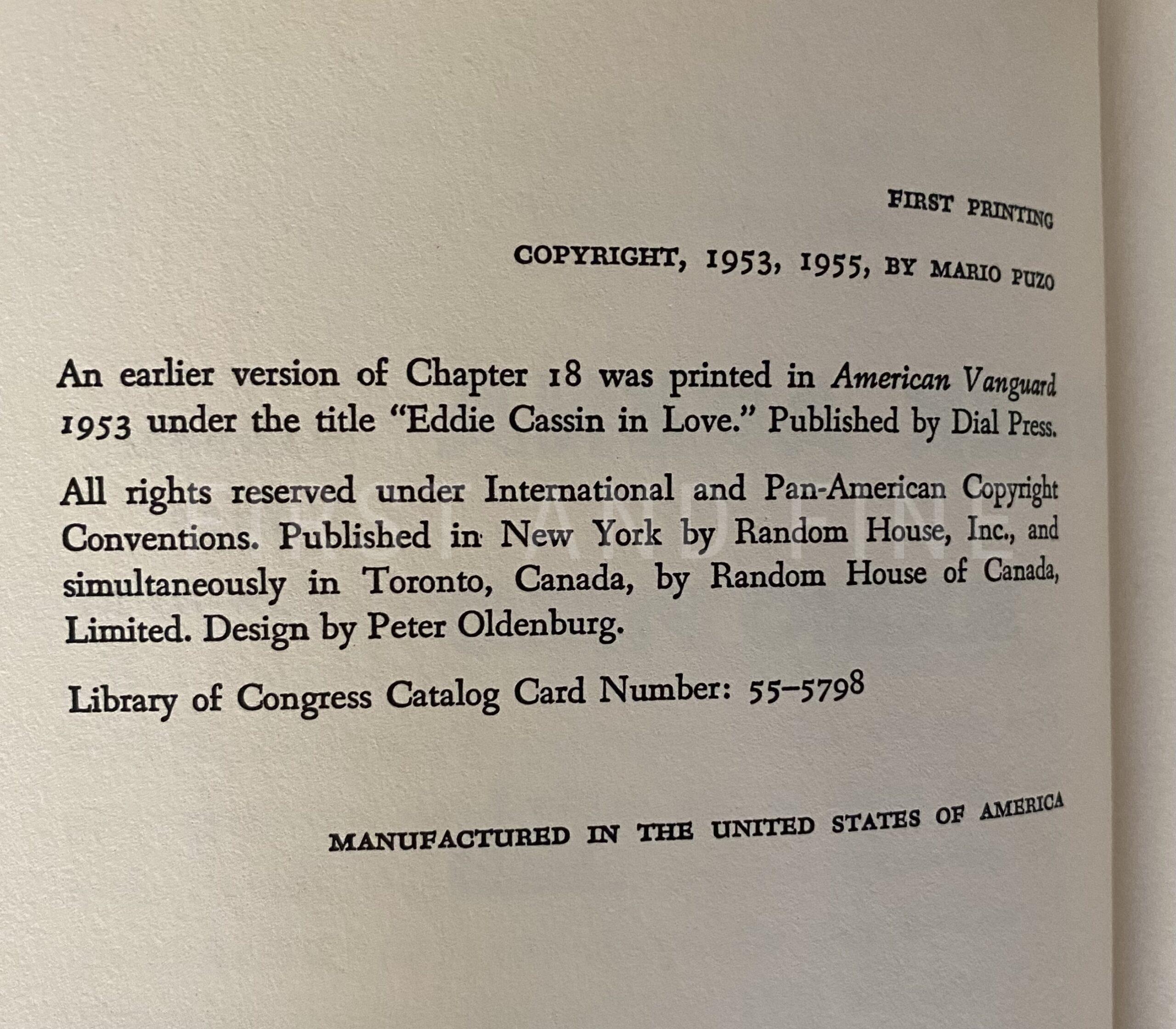 Puzo, Mario (1969) 'Godfather', US signed and inscribed first edition association copy - Image 12