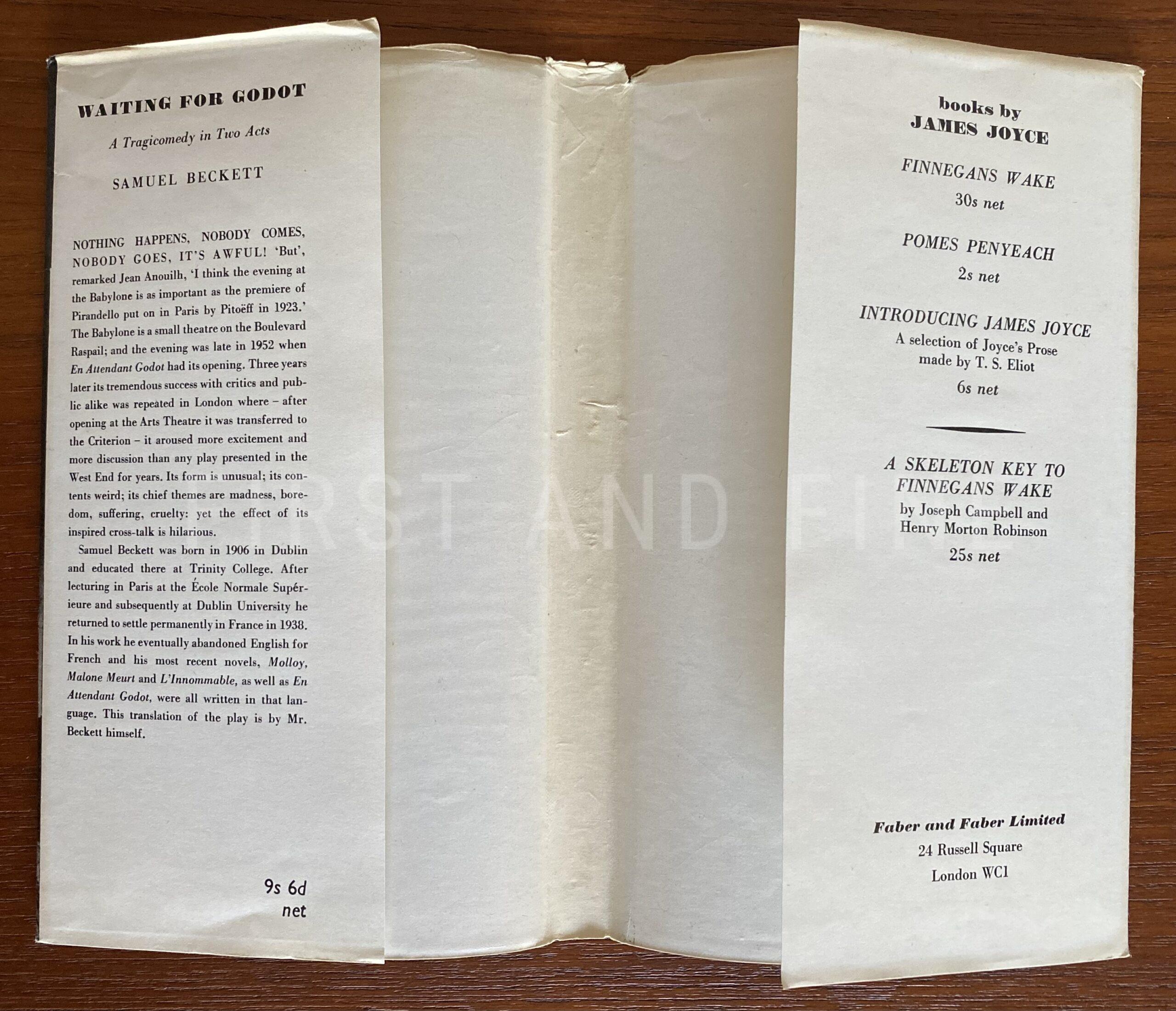 Beckett, Samuel (1956) 'Waiting for Godot', UK first edition - Image 11