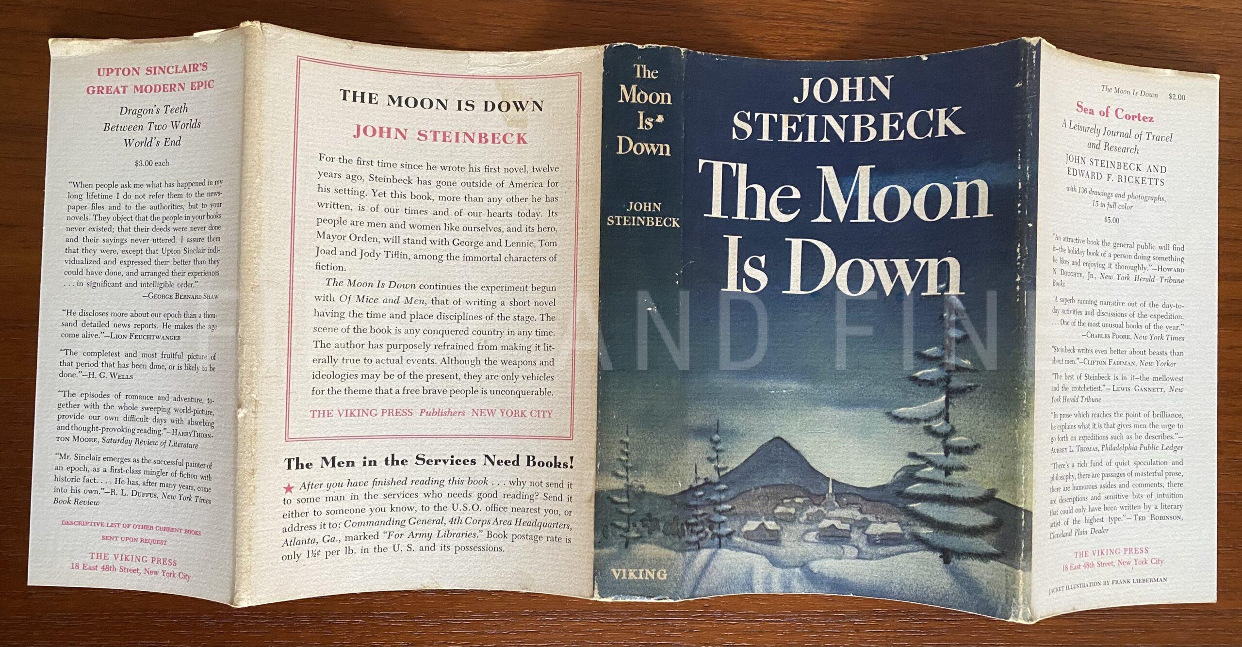 Steinbeck, John (1942) 'The Moon is Down', US signed and inscribed first edition - associastion copy inscribed to Hollywood legend Spencer Tracy - Image 12