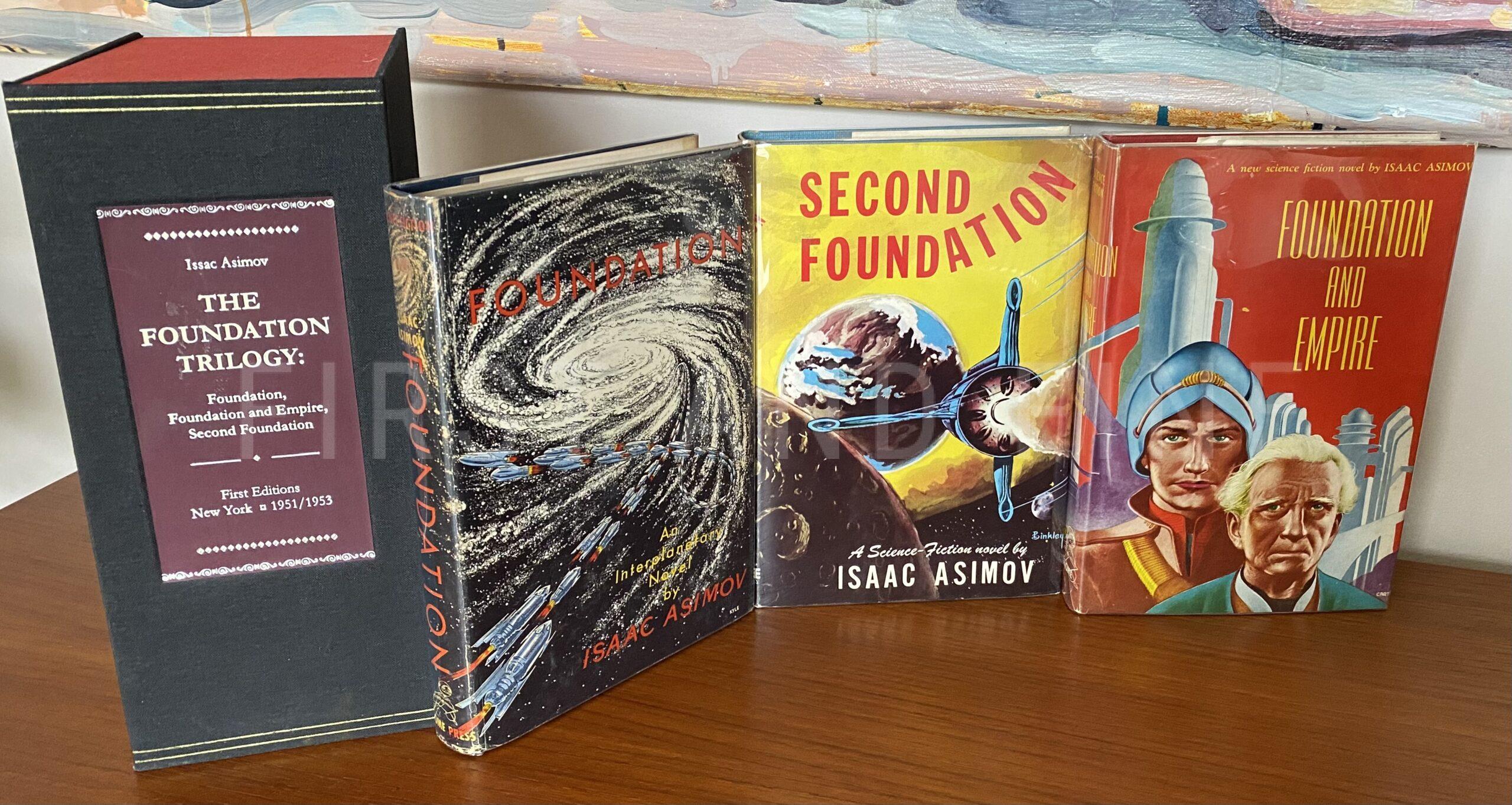 Asimov, Isaac (1951-53) 'Foundation' trilogy, complete US signed and inscribed first edition, first impression set