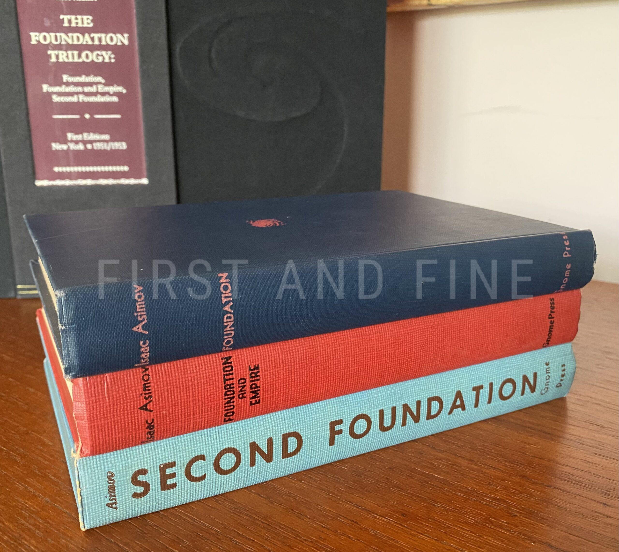 Asimov, Isaac (1951-53) 'Foundation' trilogy, complete US signed and inscribed first edition, first impression set - Image 9