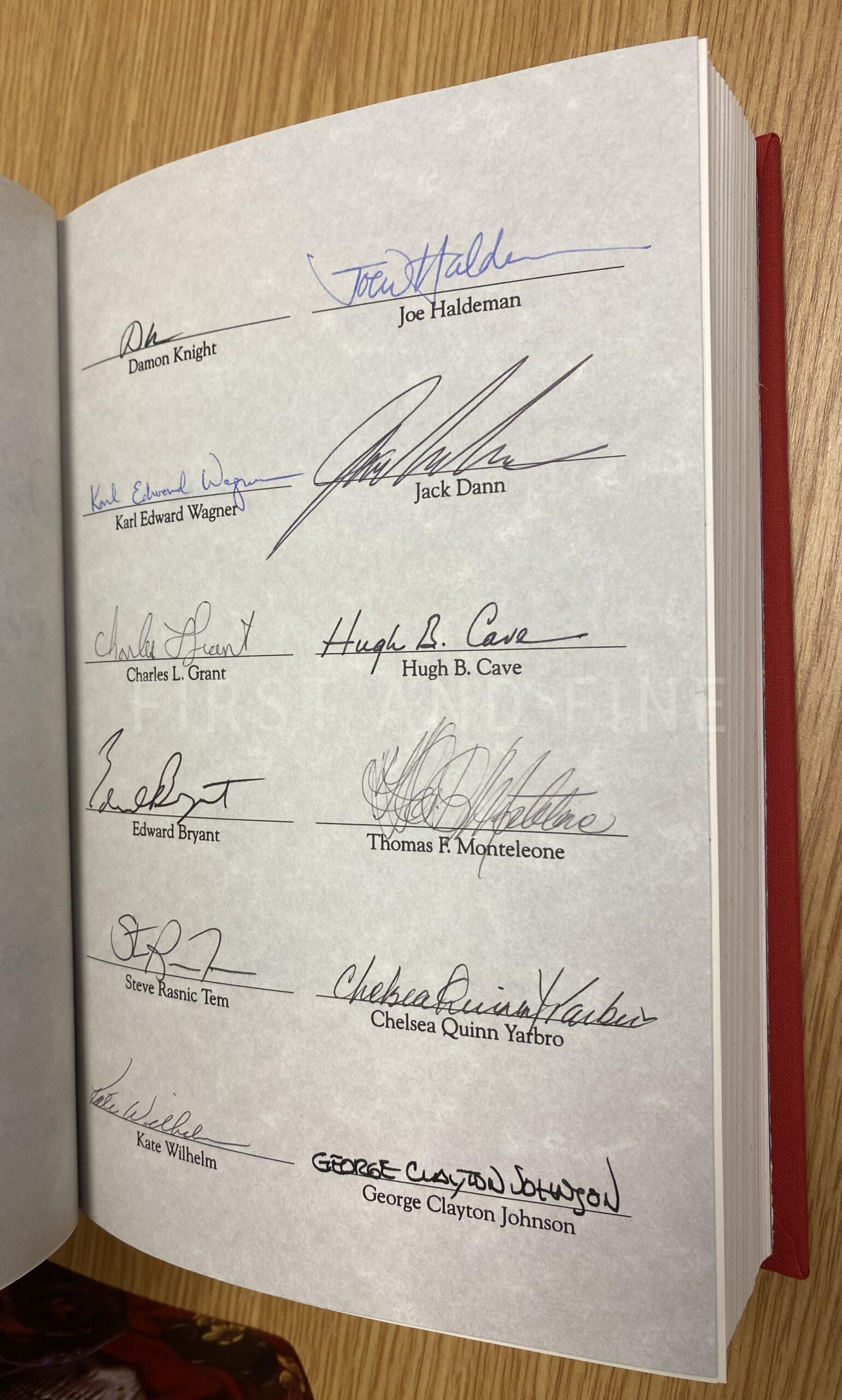 Etchison, Dennis (1991) ‘The Complete Masters of Darkness’, US signed limited edition with low limitation number, signed by Stephen King et al. - Image 3