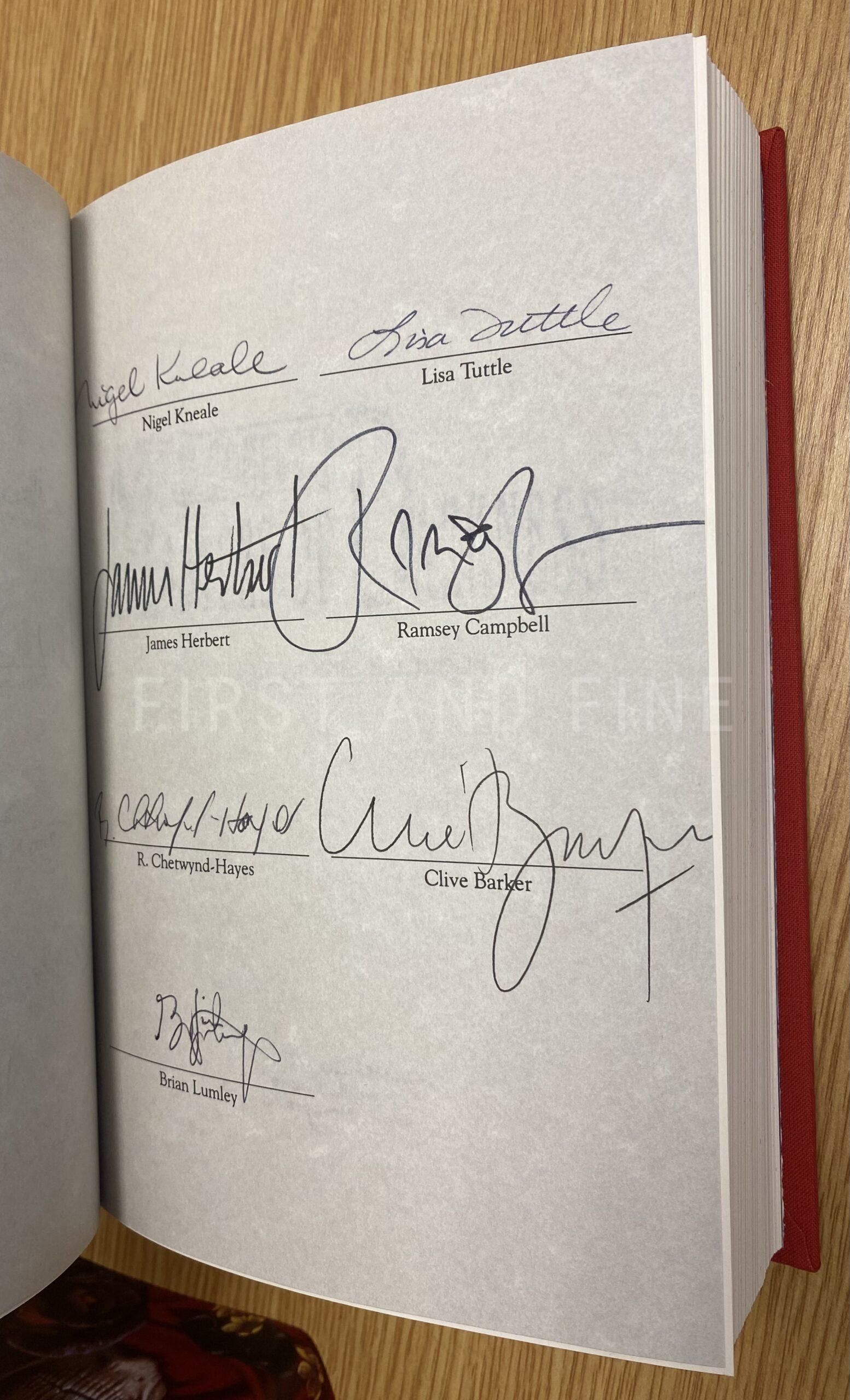 Etchison, Dennis (1991) ‘The Complete Masters of Darkness’, US signed limited edition with low limitation number, signed by Stephen King et al. - Image 5