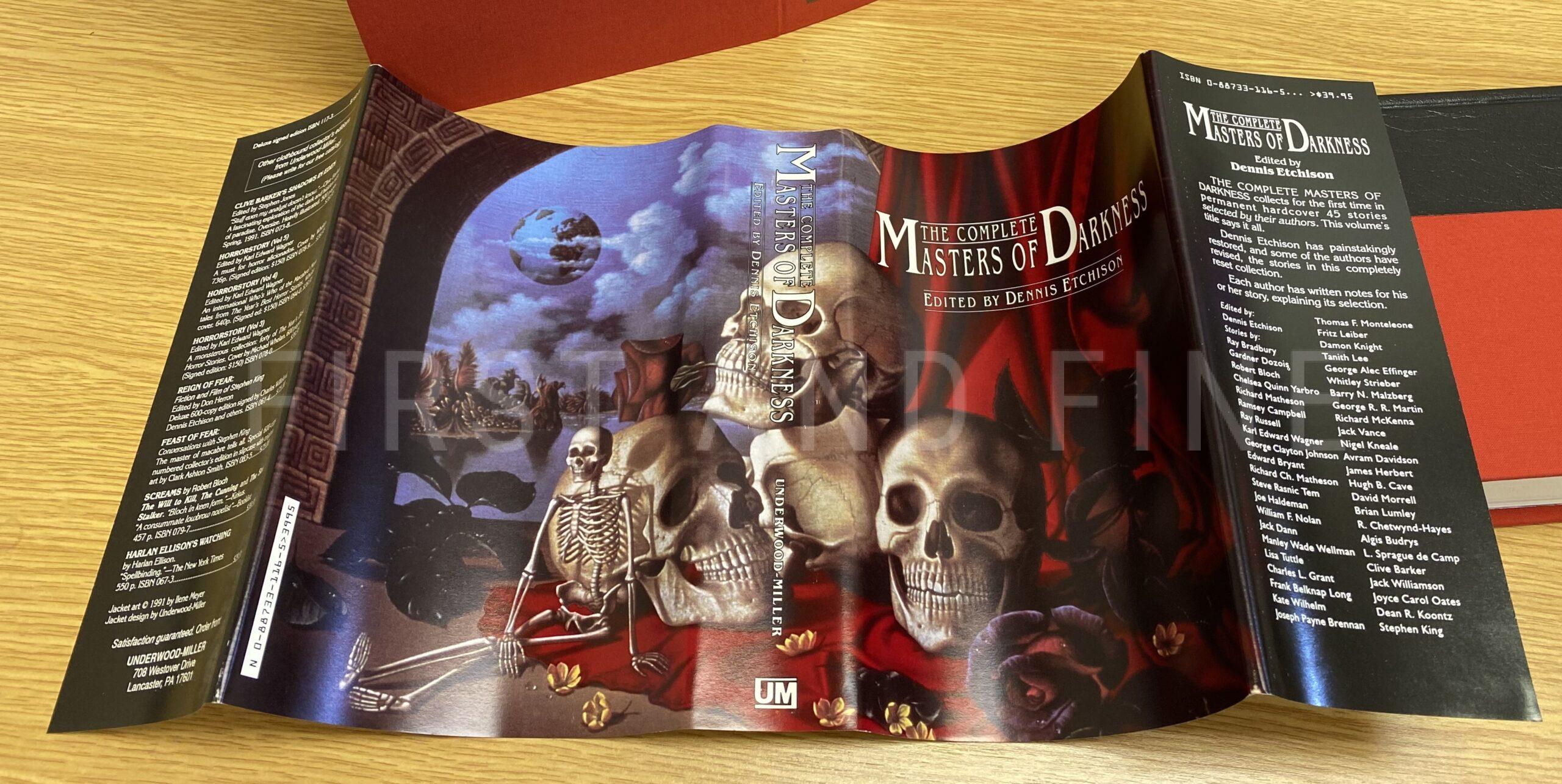 Etchison, Dennis (1991) ‘The Complete Masters of Darkness’, US signed limited edition with low limitation number, signed by Stephen King et al. - Image 10