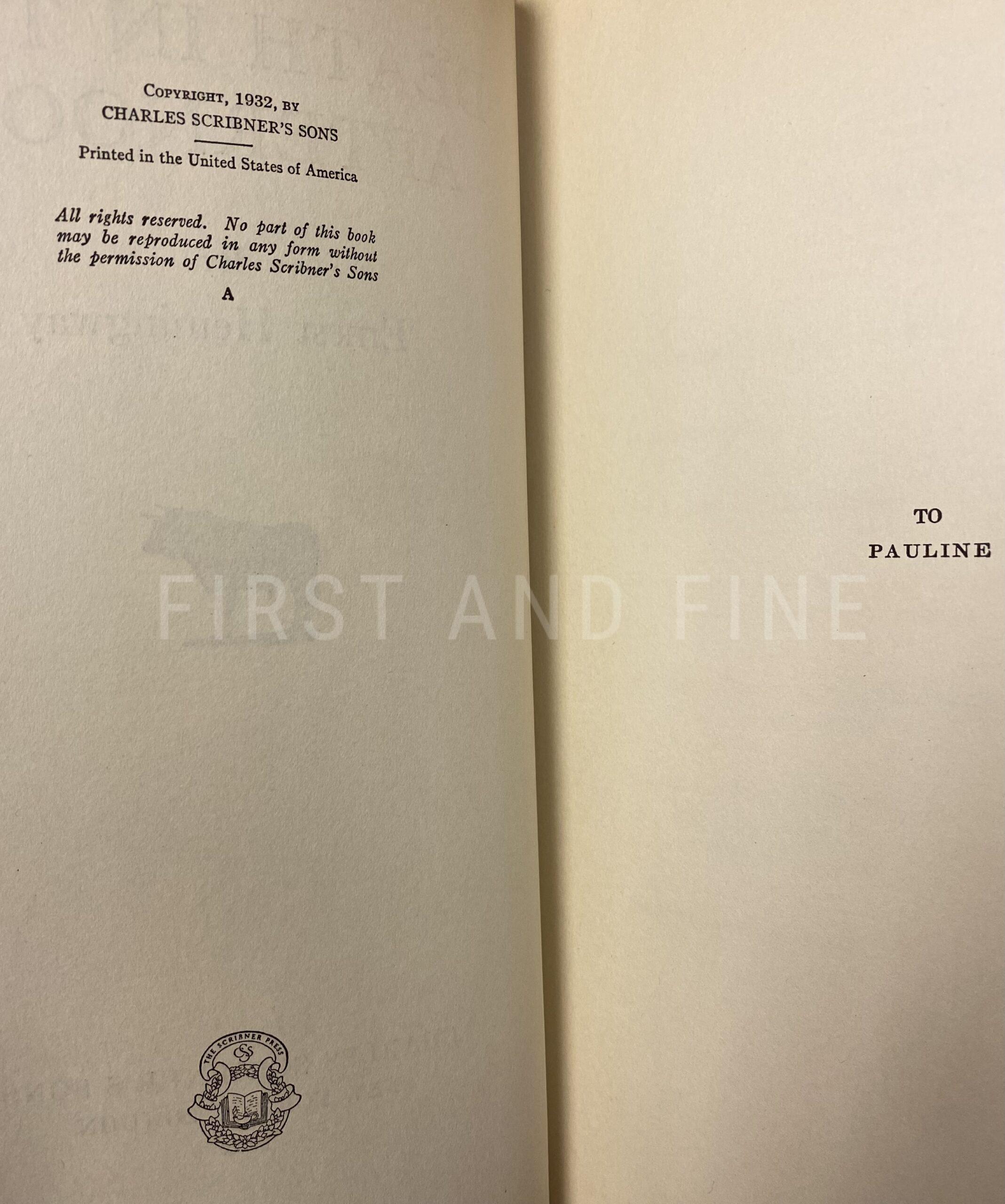 Hemingway, Ernest (1932) 'Death in the Afternoon', US signed and inscribed first edition - family association copy - Image 3