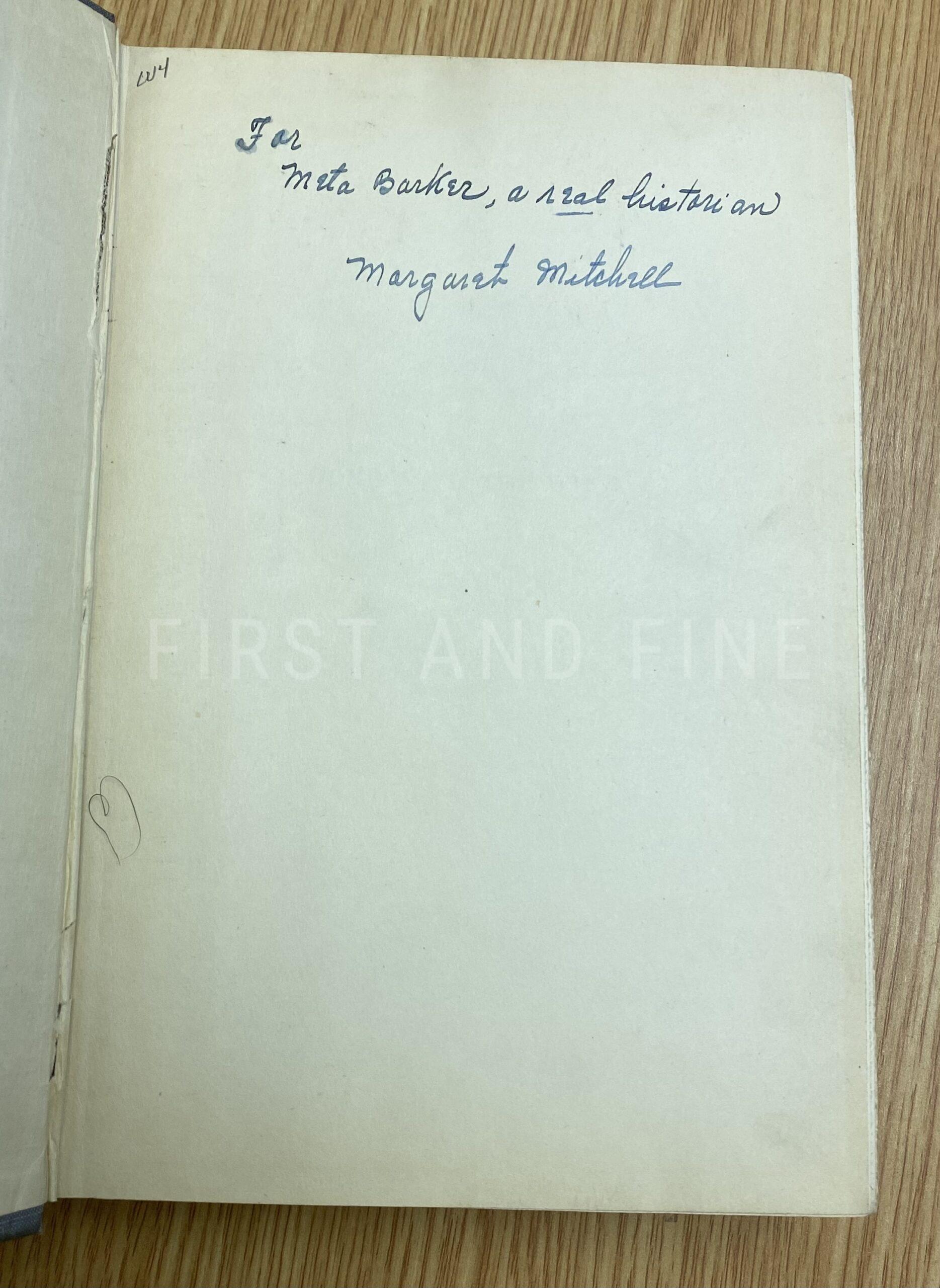 Mitchell, Margaret (1936) 'Gone with the Wind', US signed and inscribed first edition in beautiful first state dust jacket - Image 2