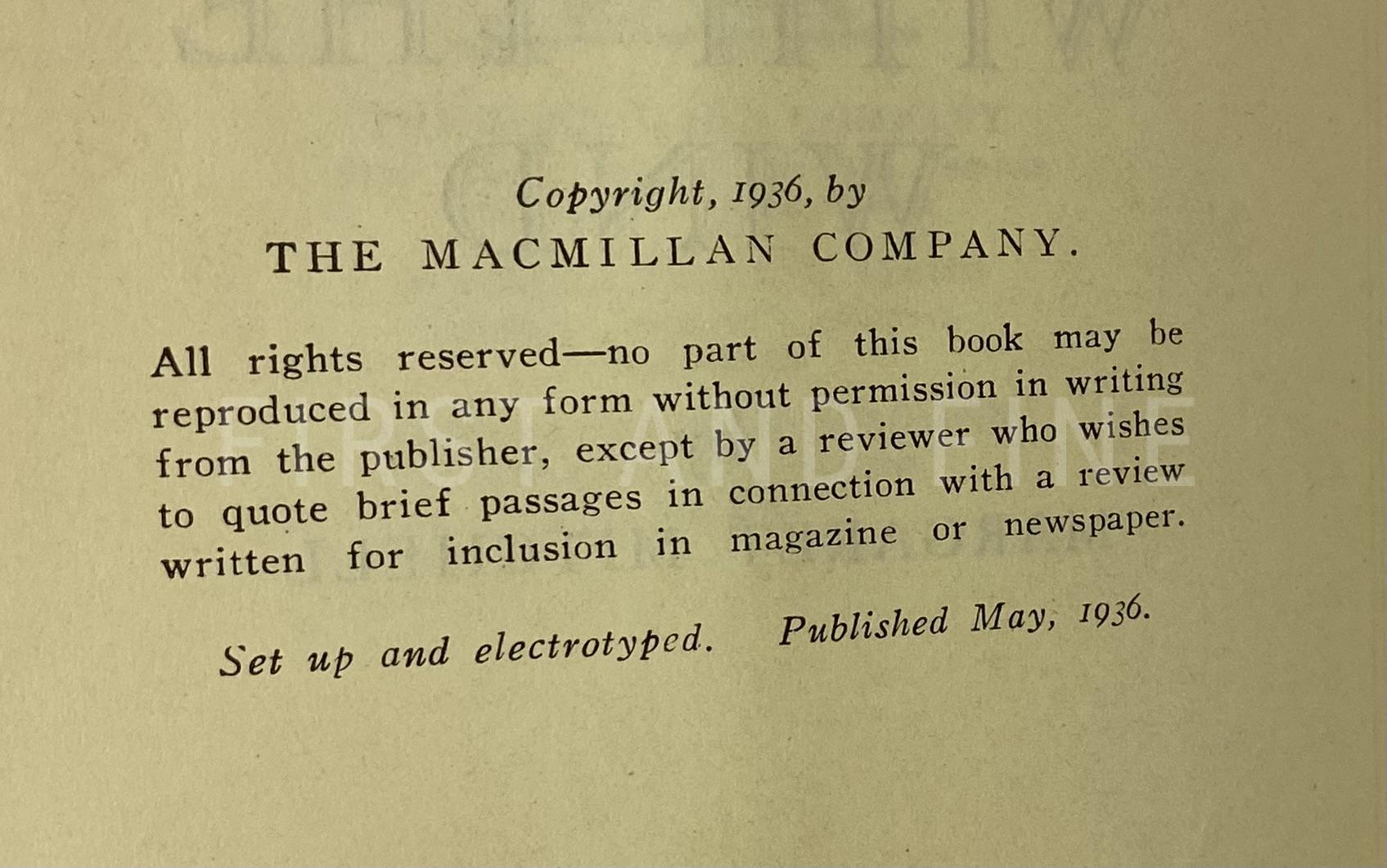 Mitchell, Margaret (1936) 'Gone with the Wind', US signed and inscribed first edition in beautiful first state dust jacket - Image 3