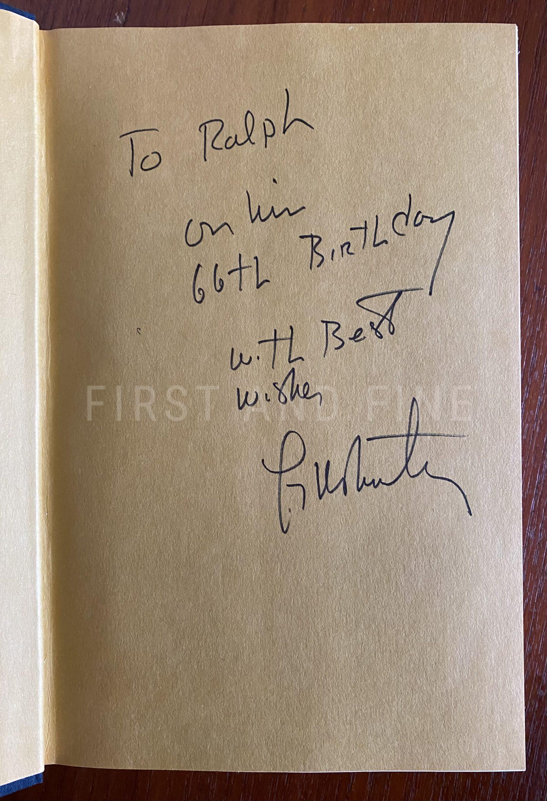 McMurtry, Larry (1985) 'Lonesome Dove', US signed and beautifully inscribed first edition - Image 2