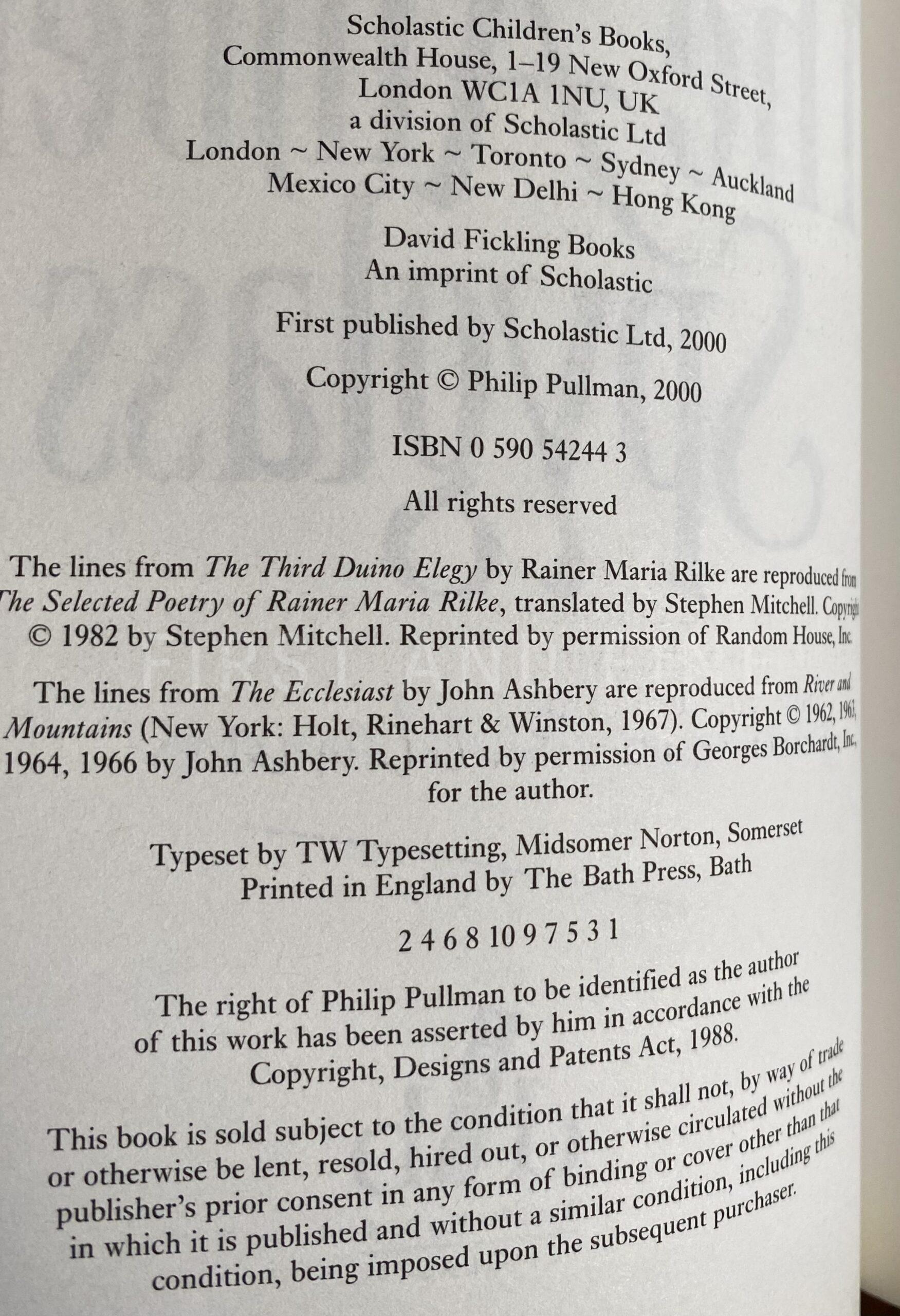 Pullman, Philip (1995-2000) 'His Dark Materials', UK signed first edition set - Image 7