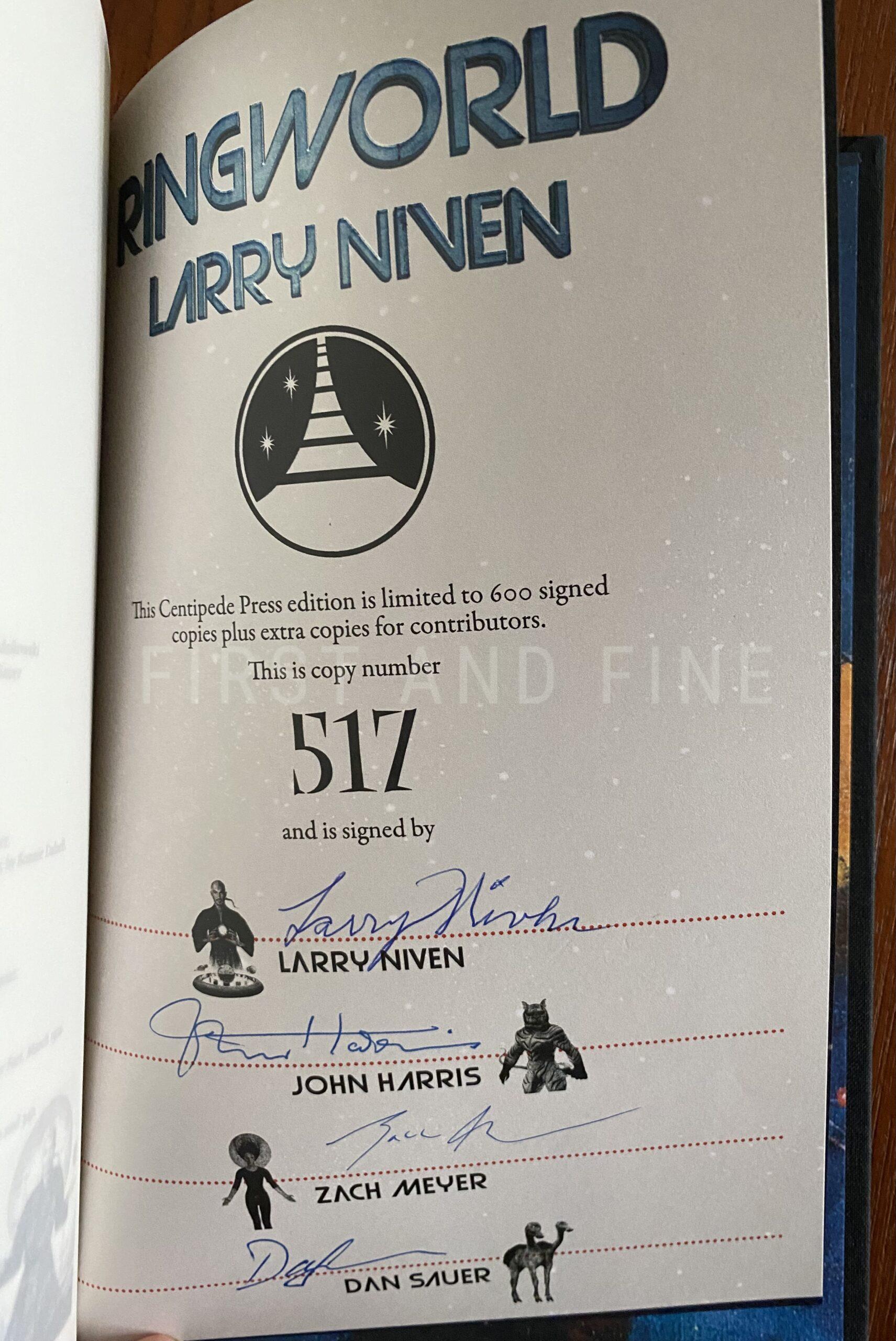 Niven, Larry (2026) 'Ringworld', US signed limited edition - Image 2