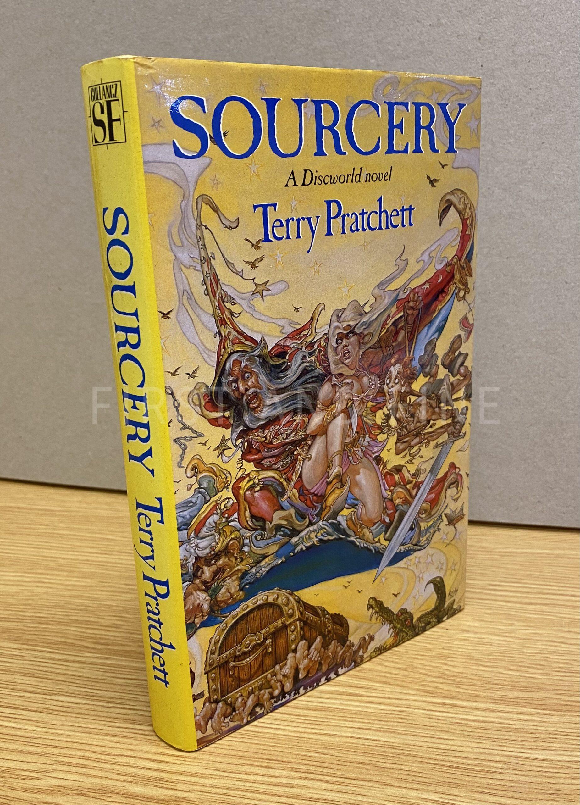 Pratchett, terry (1988) 'Sourcery', UK signed and inscribed first edition