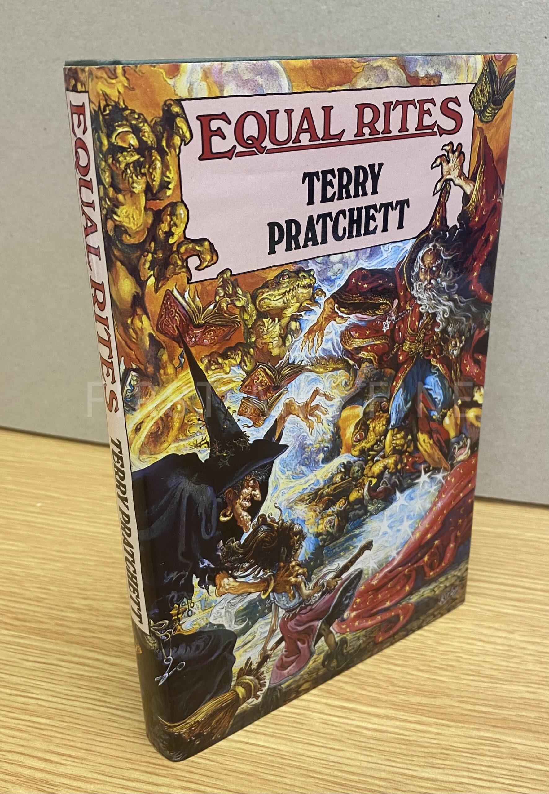 Pratchett, Terry (1987) 'Equal Rites', UK signed first edition