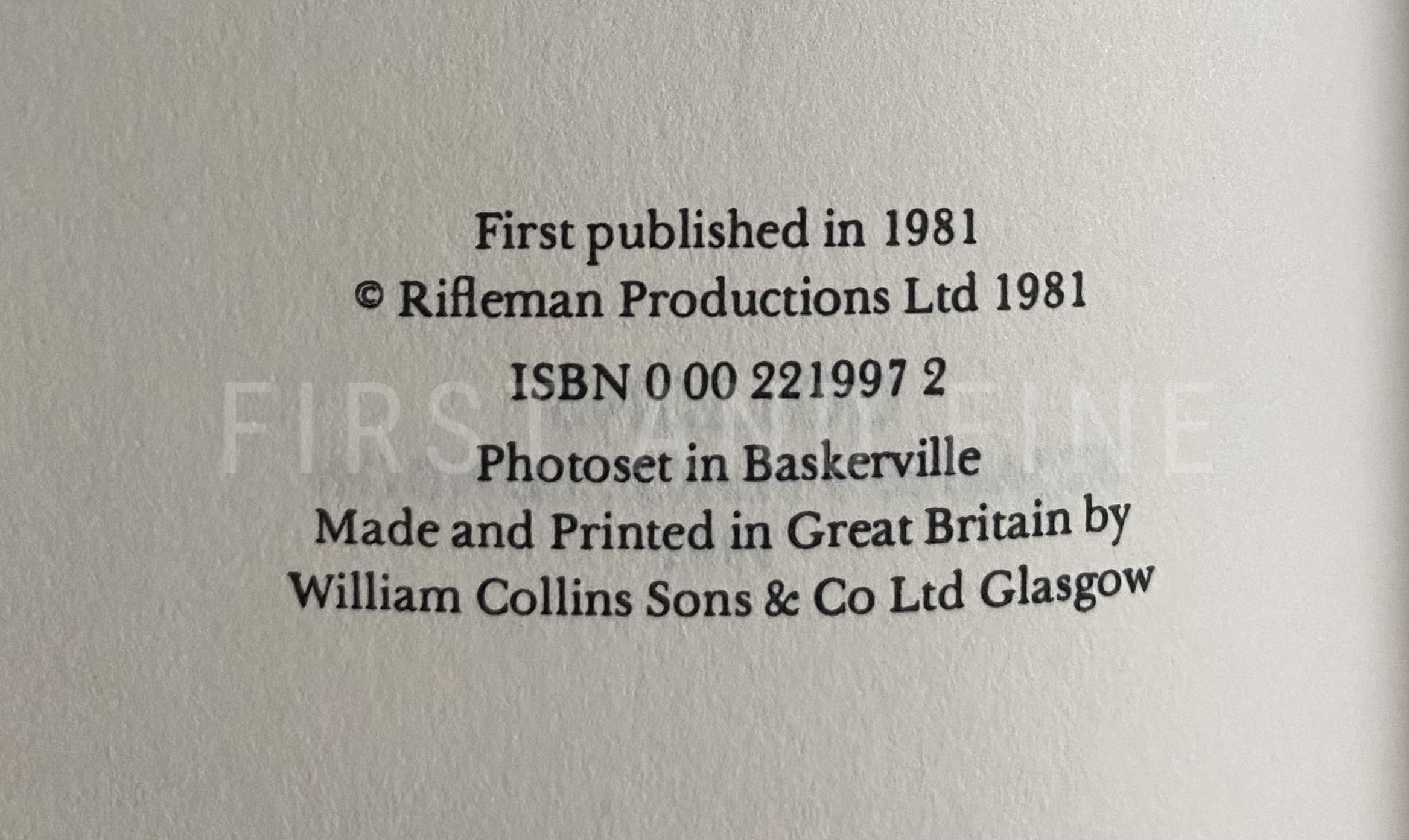 Cornwell, Bernard (1981) 'Sharpe's Eagle', UK signed first edition - Image 3