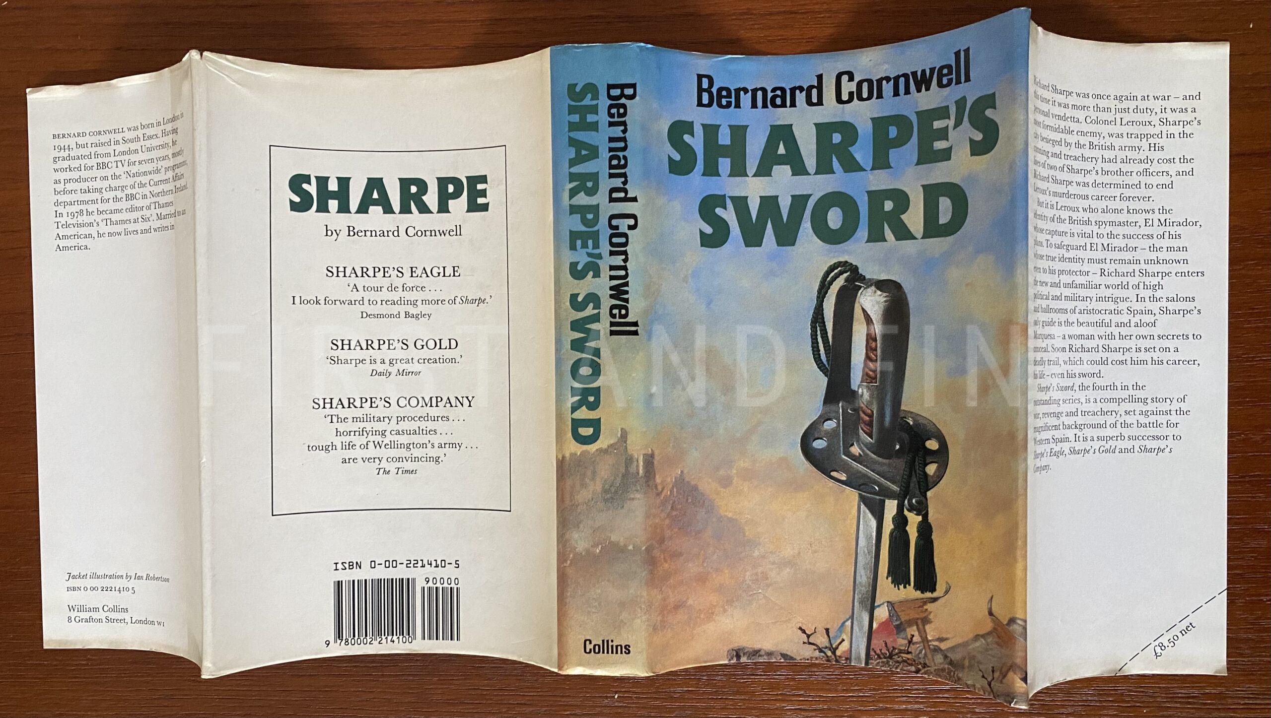 Cornwell, Bernard (1983) 'Sharpe's Sword', UK signed first edition - Image 10